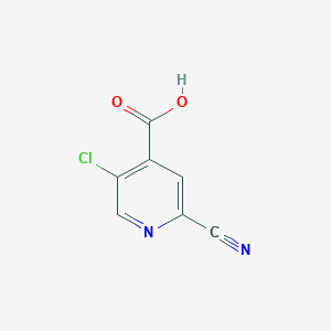 5-Chloro-2-cyanoisonicotinic acid