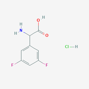 2-Amino-2-(3,5-difluorophenyl)acetic acid hydrochloride