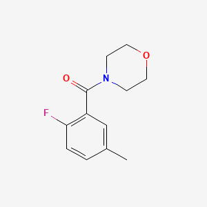 molecular formula C12H14FNO2 B14024987 4-(2-Fluoro-5-methylbenzoyl)morpholine 