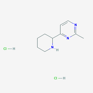 2-Methyl-4-(piperidin-2-yl)pyrimidine dihydrochloride