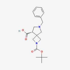 (S)-6-Benzyl-2-(tert-butoxycarbonyl)-2,6-diazaspiro[3.4]octane-8-carboxylic acid