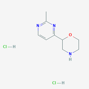 2-(2-Methylpyrimidin-4-yl)morpholine dihydrochloride