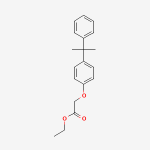 molecular formula C19H22O3 B14025029 Ethyl [4-(2-phenylpropan-2-yl)phenoxy]acetate 