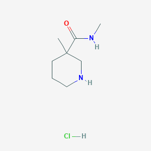 N,3-dimethylpiperidine-3-carboxamide hydrochloride