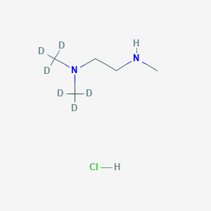 molecular formula C5H15ClN2 B14025056 di(methyl-d3)-[2-(methylamino)ethyl]amine HCl 