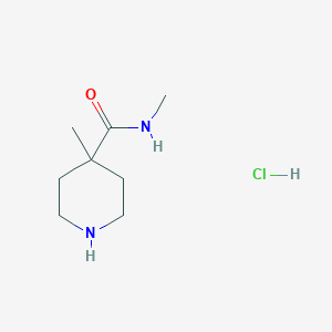 N,4-Dimethyl-4-piperidinecarboxamide hydrochloride