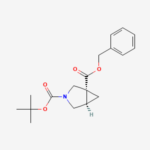 (1R,5R)-1-benzyl 3-tert-butyl 3-azabicyclo[3.1.0]hexane-1,3-dicarboxylate