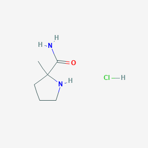 2-Methylpyrrolidine-2-carboxamide hydrochloride