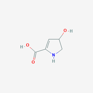 4-Hydroxy-4,5-dihydro-1H-pyrrole-2-carboxylic acid