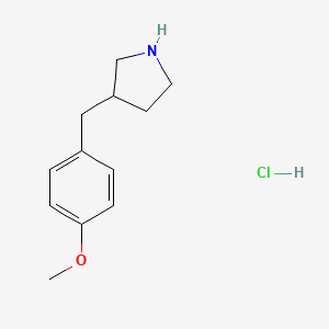 3-(4-Methoxybenzyl)pyrrolidine hydrochloride