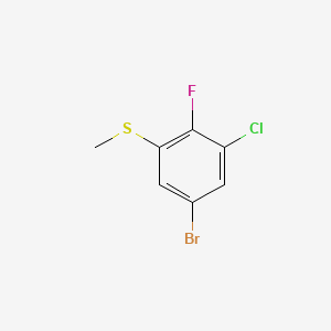 (5-Bromo-3-chloro-2-fluorophenyl)(methyl)sulfane