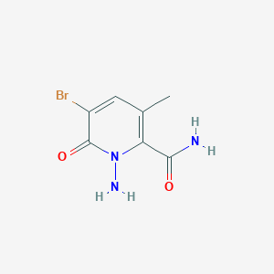 1-Amino-5-bromo-3-methyl-6-oxo-pyridine-2-carboxamide