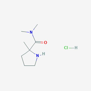 N,N,2-trimethylpyrrolidine-2-carboxamide hydrochloride