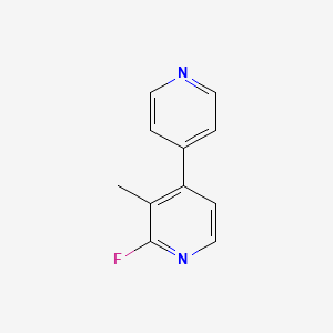 2-Fluoro-3-methyl-4,4'-bipyridine