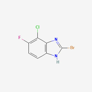 2-Bromo-4-chloro-5-fluoro-1H-benzo[d]imidazole