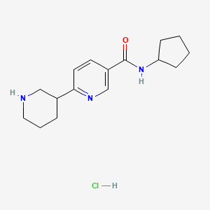1',2',3',4',5',6'-Hexahydro-[2,3']bipyridinyl-5-carboxylic acidcyclopentylamide hydrochloride