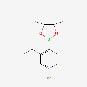 2-(4-Bromo-2-isopropylphenyl)-4,4,5,5-tetramethyl-1,3,2-dioxaborolane