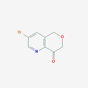 molecular formula C8H6BrNO2 B14025268 3-Bromo-5H-pyrano[4,3-B]pyridin-8(7H)-one 