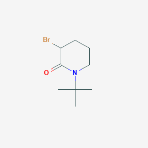 3-Bromo-1-tert-butylpiperidin-2-one