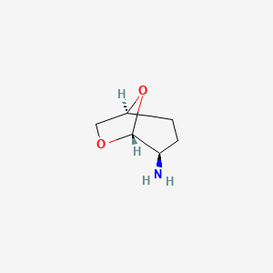 (1S,4R,5R)-6,8-Dioxabicyclo[3.2.1]octan-4-amine