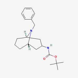 tert-butyl ((1R,3s,5S)-9-benzyl-9-azabicyclo[3.3.1]nonan-3-yl)carbamate