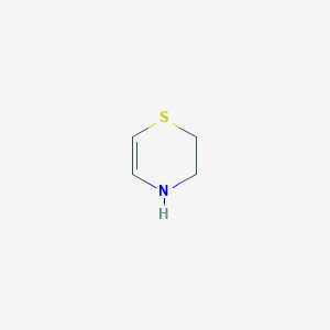 molecular formula C4H7NS B14025356 3,4-dihydro-2H-1,4-thiazine 