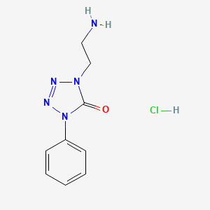 1-(2-Amino-ethyl)-4-phenyl-1,4-dihydro-tetrazol-5-one hydrochloride