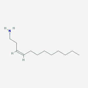 molecular formula C12H25N B14025375 (Z)-Dodec-3-EN-1-amine 