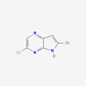 6-Bromo-3-chloro-5H-pyrrolo[2,3-B]pyrazine