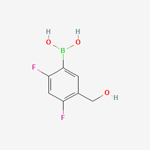 (2,4-Difluoro-5-(hydroxymethyl)phenyl)boronic acid