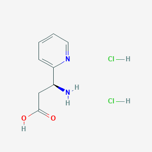 (S)-3-Amino-3-(pyridin-2-yl)propanoic acid dihydrochloride