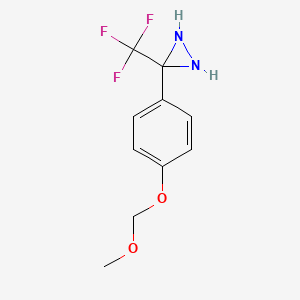 3-[4-(Methoxymethoxy)phenyl]-3-(trifluoromethyl)diaziridine