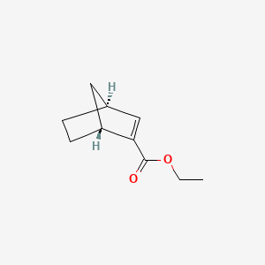 molecular formula C10H14O2 B14025502 Ethyl (1R,4S)-bicyclo[2.2.1]hept-2-ene-2-carboxylate 