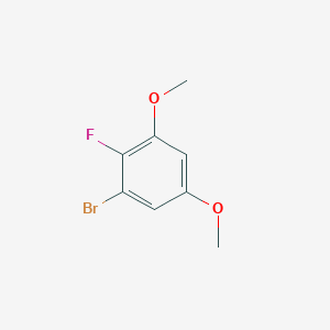 molecular formula C8H8BrFO2 B14025512 1-Bromo-2-fluoro-3,5-dimethoxybenzene 