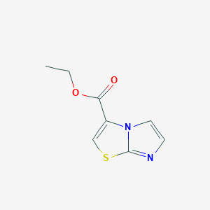 molecular formula C8H8N2O2S B14025525 Ethyl imidazo[2,1-b]thiazole-3-carboxylate 