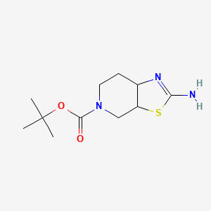 tert-butyl 2-amino-3a,4,7,7a-tetrahydrothiazolo[5,4-c]pyridine-5(6H)-carboxylate