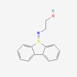 molecular formula C14H13NOS B14025592 2-((5l4-Dibenzo[b,d]thiophen-5-ylidene)amino)ethan-1-ol 