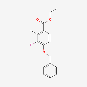 Ethyl 4-(benzyloxy)-3-fluoro-2-methylbenzoate