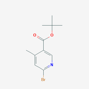 molecular formula C11H14BrNO2 B14025619 tert-Butyl 6-bromo-4-methylnicotinate 