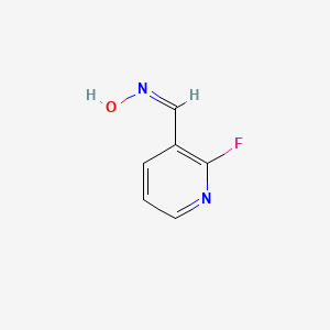 molecular formula C6H5FN2O B14025641 (NZ)-N-[(2-fluoropyridin-3-yl)methylidene]hydroxylamine 