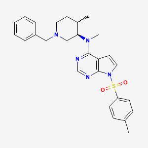 N-((3R,4S)-1-benzyl-4-methylpiperidin-3-yl)-N-methyl-7-tosyl-7H-pyrrolo[2,3-d]pyrimidin-4-amine