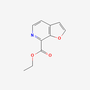 molecular formula C10H9NO3 B14025676 Ethyl furo[2,3-c]pyridine-7-carboxylate CAS No. 190957-87-0