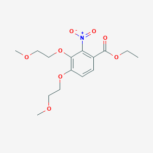 Ethyl 3,4-bis(2-methoxyethoxy)-2-nitrobenzoate