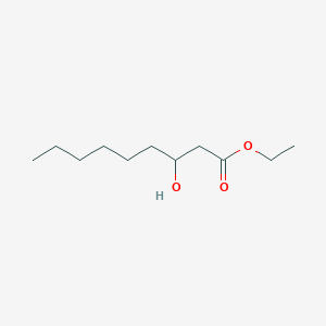 molecular formula C11H22O3 B14025725 Ethyl 3-hydroxynonanoate 