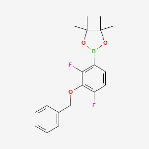 2-(3-(Benzyloxy)-2,4-difluorophenyl)-4,4,5,5-tetramethyl-1,3,2-dioxaborolane