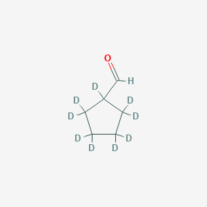 1,2,2,3,3,4,4,5,5-Nonadeuteriocyclopentane-1-carbaldehyde