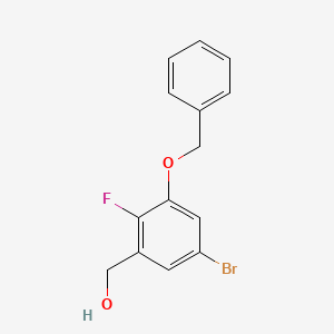 (3-(Benzyloxy)-5-bromo-2-fluorophenyl)methanol