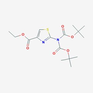 N-(4-Methoxycarbonyl-Thiazol-2-Yl),N-Carboxy-Carbamic Acid Di-Tert-Butyl Ester