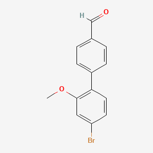 4'-Bromo-2'-methoxy-[1,1'-biphenyl]-4-carbaldehyde