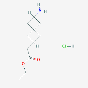 Ethyl (S)-2-(2-Aminospiro[3.3]heptan-6-yl)acetate HCl